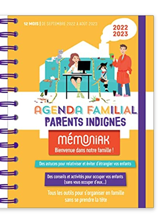 Organiseur familial 2024 - Mémoniak - planner, Cultura- Accessoires  Organisation familiale